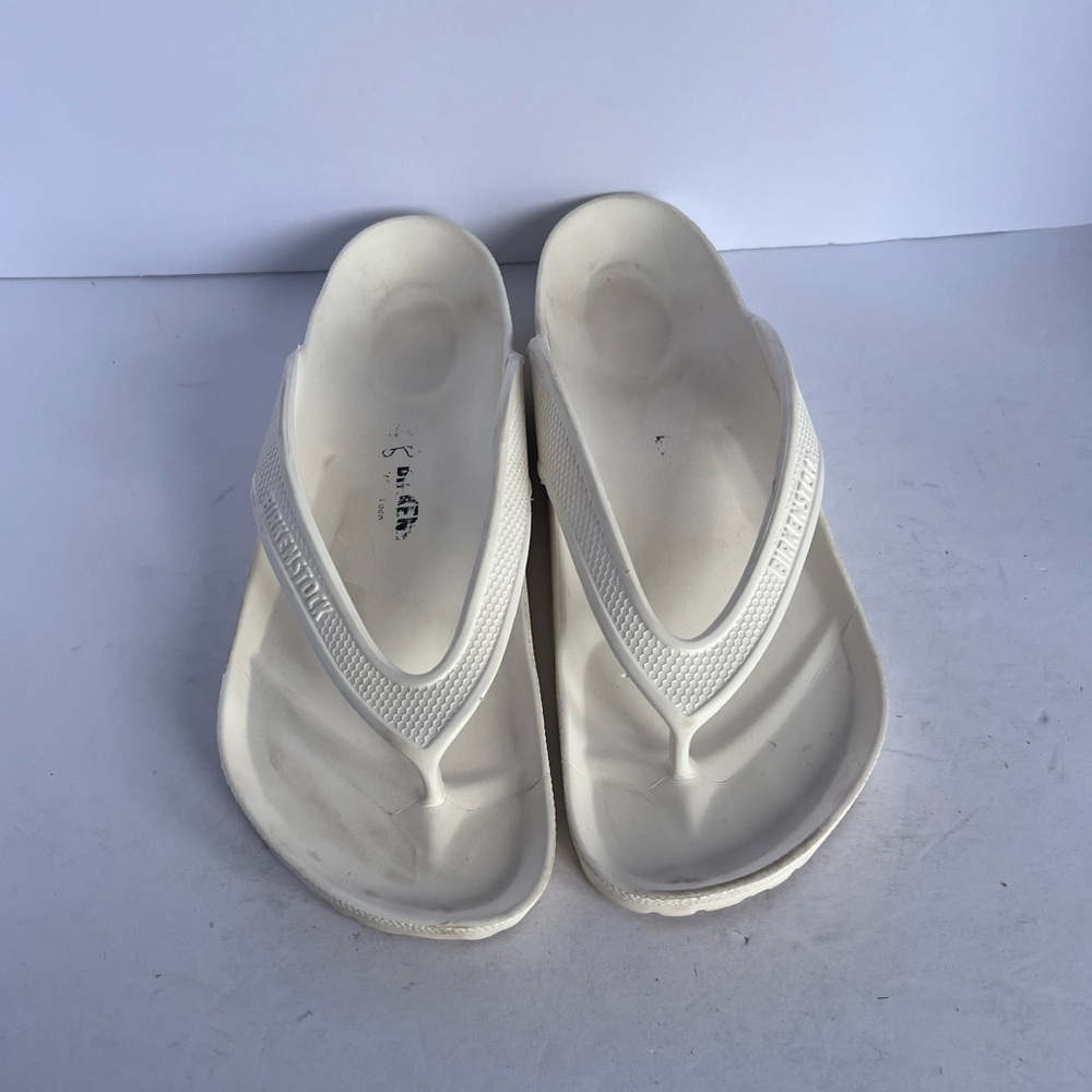 Birkenstock White EVA Flip Flop Sandals